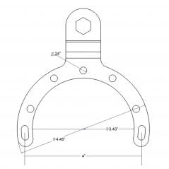 RAM Mounts Motorradtank-Basis (BMW / Kawasaki) - mit B-Kugel RAM-B-411U RAM Mounts Motorradtank-Basis (BMW / Kawasaki) - mit B-Kugel RAM-B-411U