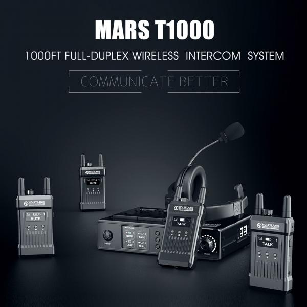 Hollyland Mars T1000 - Drahtloses Intercom System