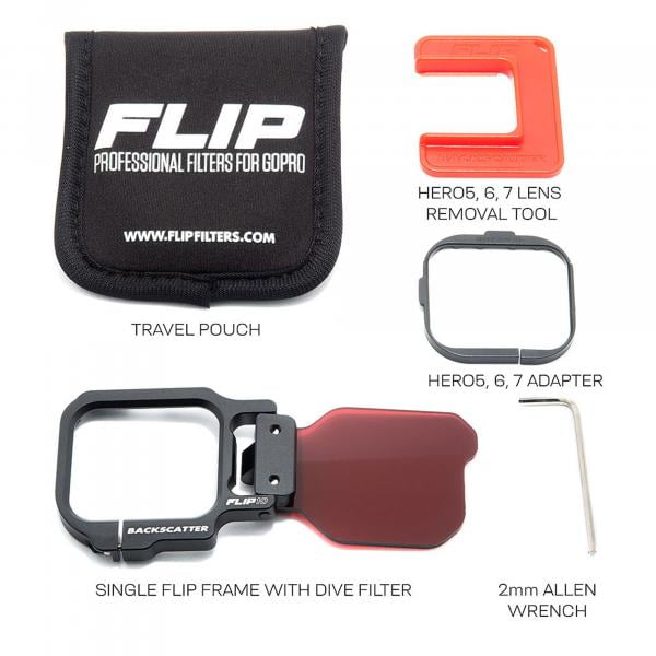 Backscatter FLIP10 1-Filter Kit für HERO5-12 Black
