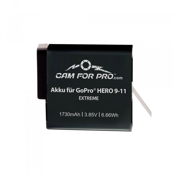 camforpro Akku EXTREME für HERO9-12 Black