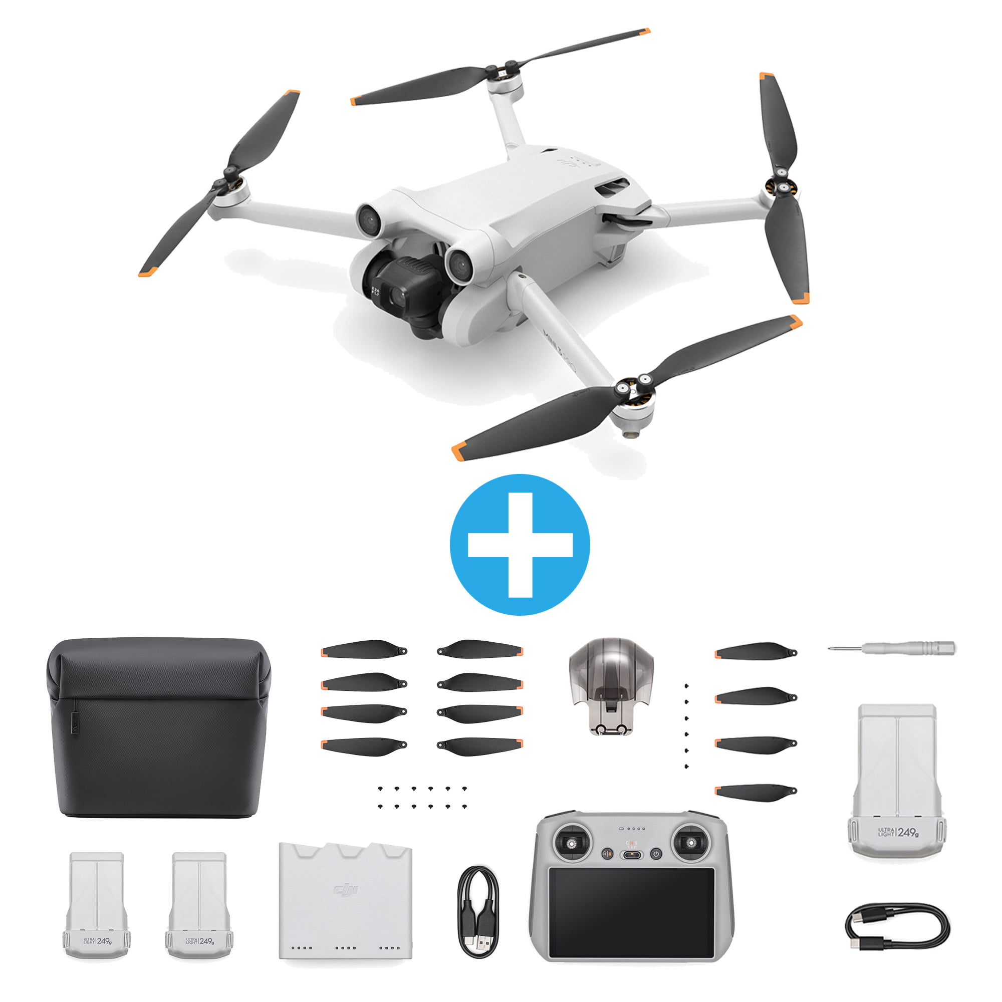 3 | DJI Mini Pro Fly Kit More mit Pro | | Mini Copter DJI DJI Drohnen DJI RC Bundle 3