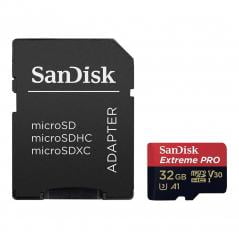 SanDisk 32GB microSDHC Extreme Pro C10 V30 A1 100MB/s SanDisk 32GB microSDHC Extreme Pro C10 V30 A1 100MB/s