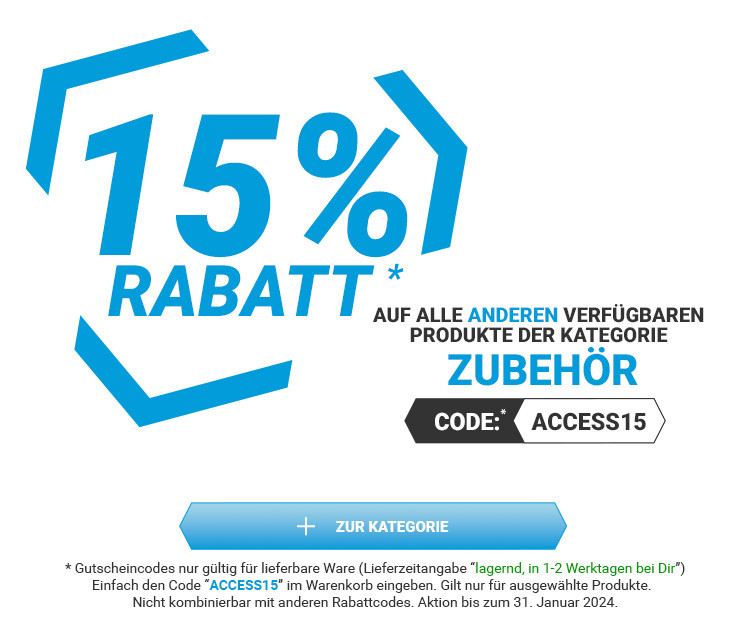 15% Rabatt