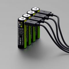 Verico LoopEnergy USB-Akkus 1,5V 4er-Set AA - REFURBISHED