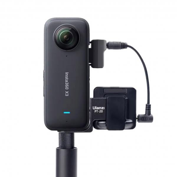 Insta360 X3 - Unsichtbarer Mikrofon-Adapter für RØDE Wireless GO by Ulanzi