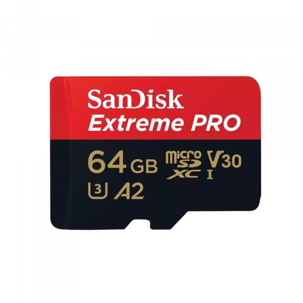 SanDisk 64GB microSDXC Extreme Pro C10 V30 A2 200MB/s