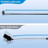 Telesin New Design 3m Carbon Fiber Selfie Stick V3