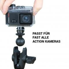 RAM MOUNTS Mountingset mit universeller Action Cam Halterung RAP-B-GOP2-A-GOP1U