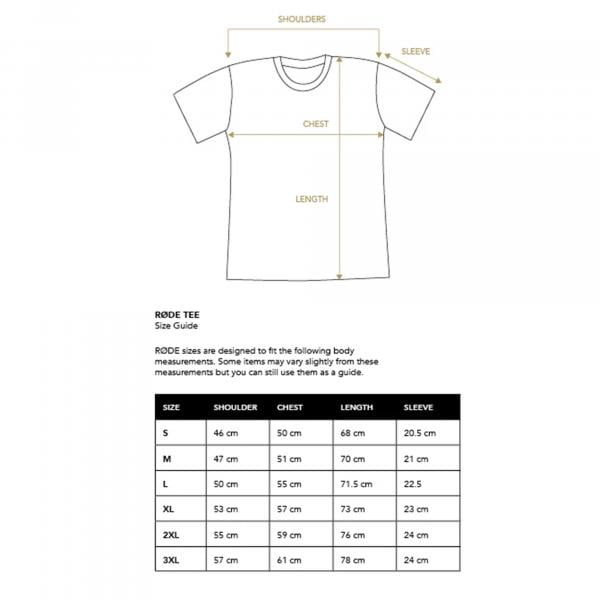 RODE Logo T-Shirt schwarz
