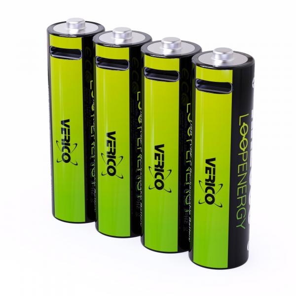 Verico LoopEnergy USB-Akkus 1,5V 4er-Set