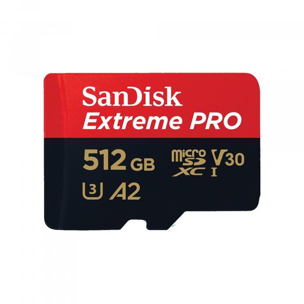 SanDisk 512GB microSDXC Extreme Pro C10 U3 V30 A2 200MB/s