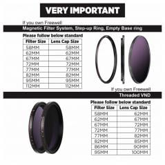Freewell Gear Magnetic Lens Cap Freewell Gear Magnetic Lens Cap