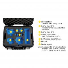 B&W HERO9-12 Black Case 3000