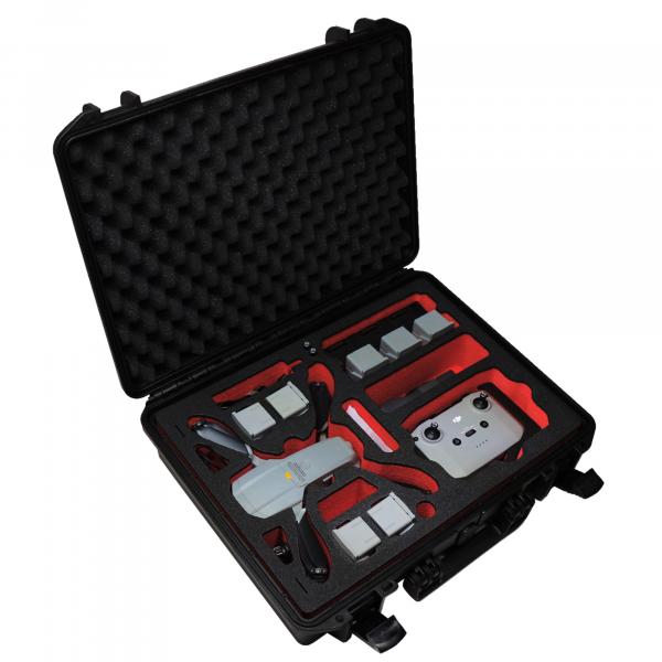 TOMcase RTF-Case XT465 schwarz Inlay schwarz/rot für Mavic Air 2 &amp; Air 2S