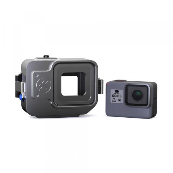T-HOUSING Aluminium Tieftauchgehäuse V2 für HERO5-7 Black
