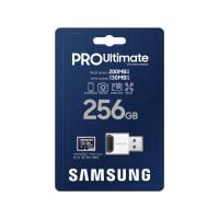 Samsung 256GB PRO Ultimate microSD-Karte + USB-Kartenleser