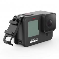 Ulanzi G9-6 Akkufachdeckel mit 1/4-Zoll- und Blitzschuhaufnahme für HERO9-12 Black