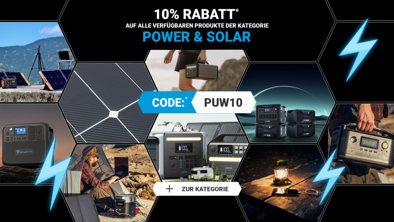 Satte Rabatte auf Power & Solar