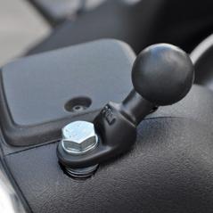RAM Mounts Motorrad-Basisbefestigung mit 9 mm Bohrung - B-Kugel RAM-B-272U