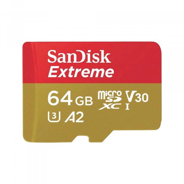 SanDisk 64GB microSDXC Extreme U3 C10 V30 A2 170MB/s