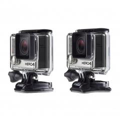 GoPro 3M Montageplatten 3 gerade + 3 gebogen