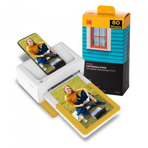 Kodak Dock Plus Drucker &amp; Cartridge Bundle